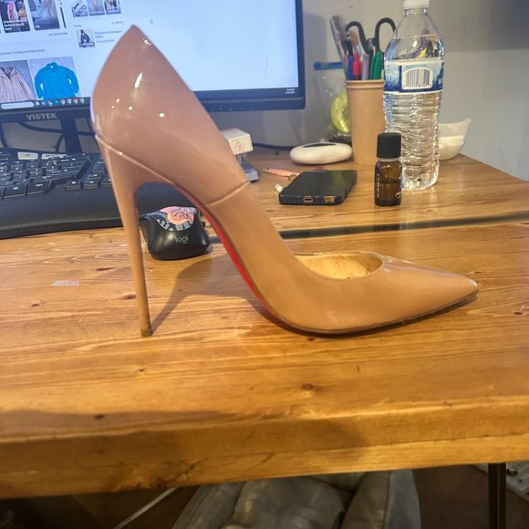 Christian Louboutin So Kate 120 Patent Nude 39.5 - Picture 6 of 7